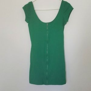 Green mini dress from Zara - M